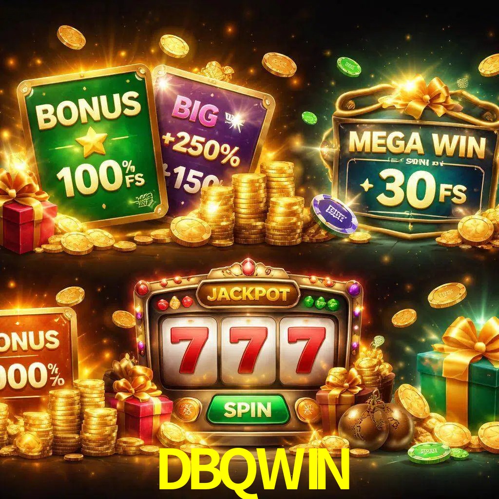 Tipos de bonos DBQWIN incluyendo recompensas de bienvenida y promociones continuas