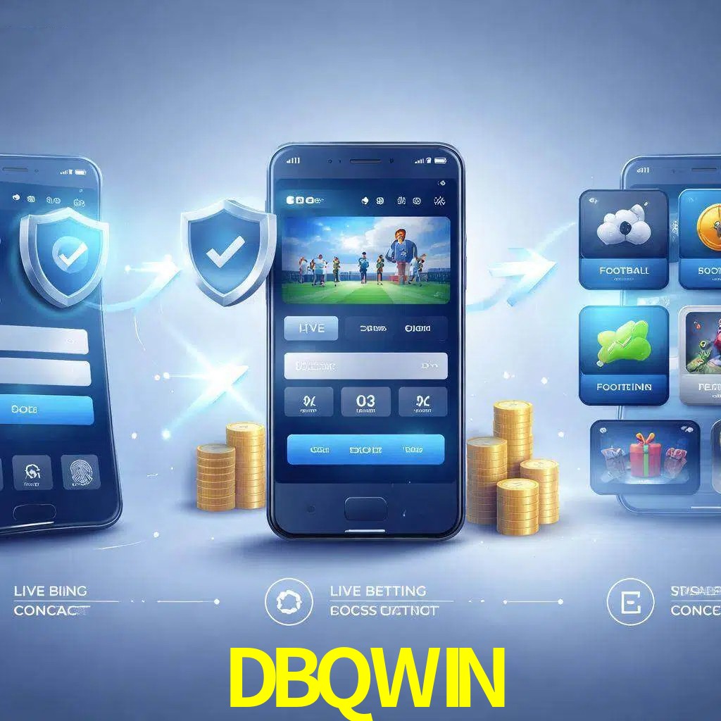 Pasos de acceso a la app DBQWIN en pantalla de teléfono móvil